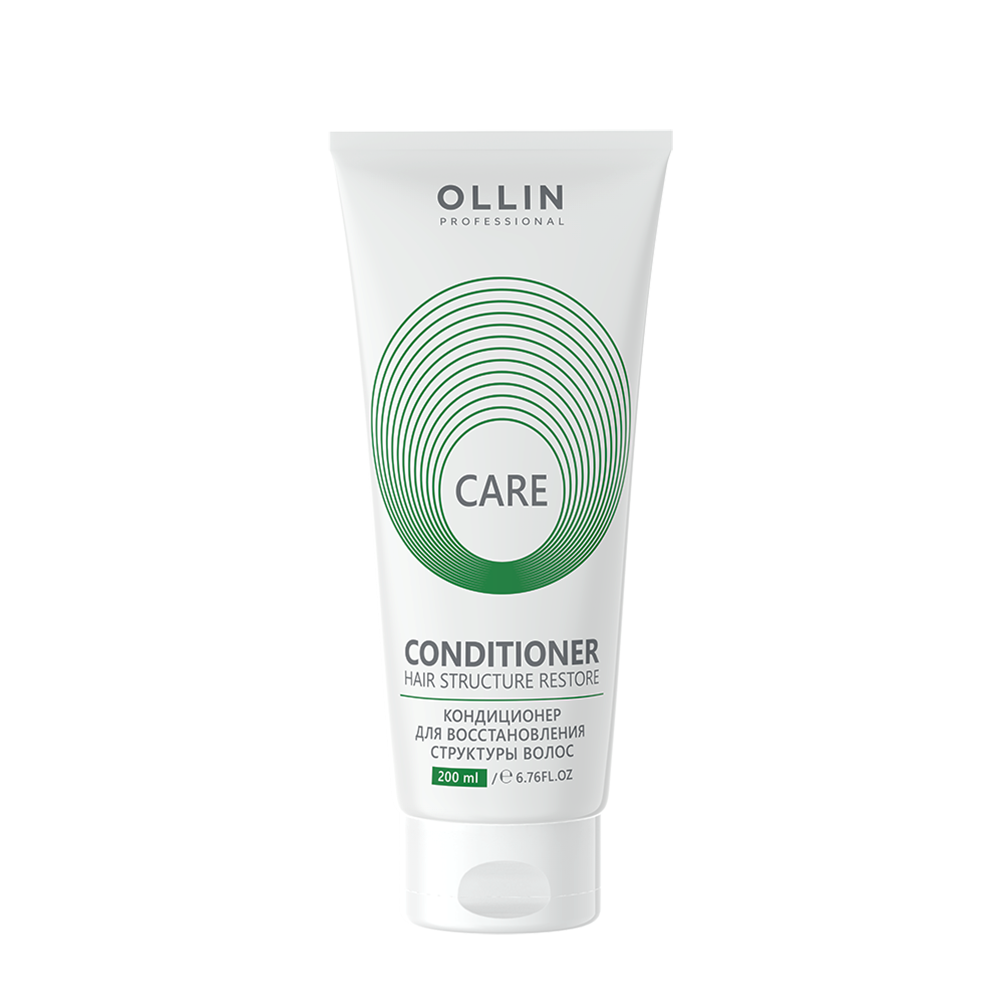 OLLIN PROFESSIONAL Кондиционер для восстановления структуры волос / Restore Conditioner 200 мл halak professional кондиционер органический гиалуроновый pure organic hyaluronic conditioner 100