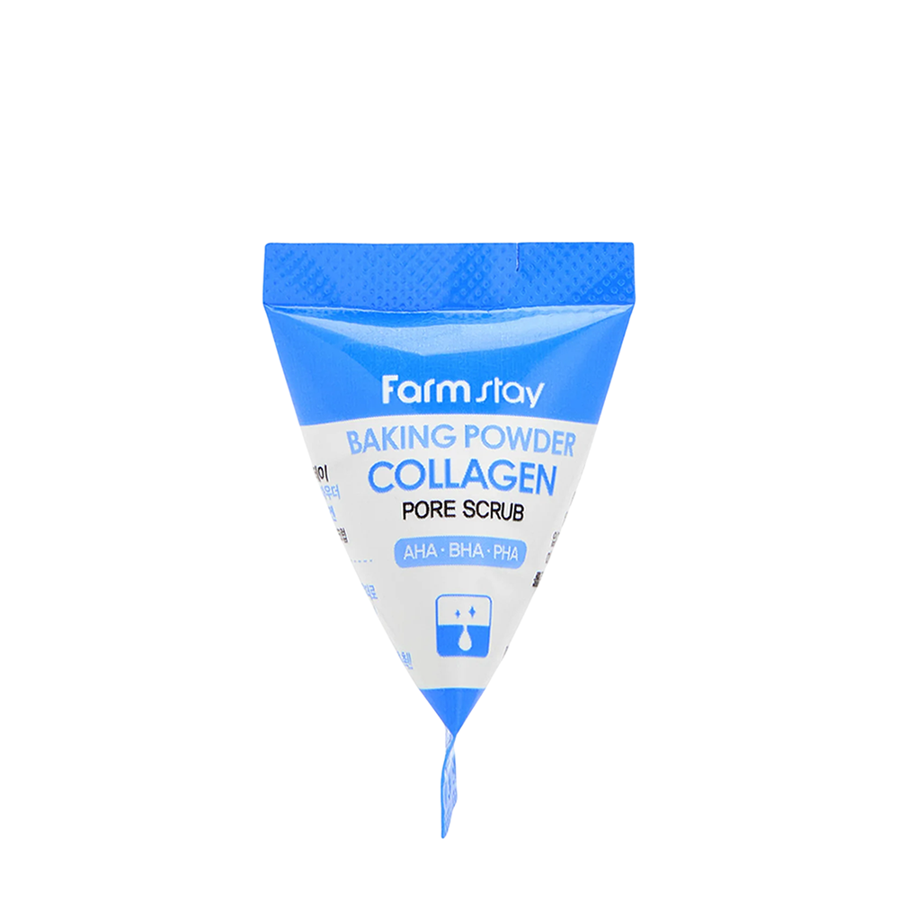 

FARMSTAY Скраб для упругости кожи лица с коллагеном / Baking Powder Collagen Pore Scrub 7 гр