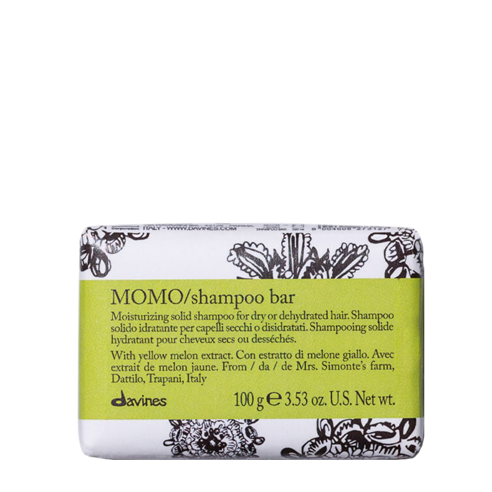 DAVINES SPA Шампунь твёрдый для глубокого увлажнения волос / Momo Shampoo Bar 100 г универсальный несмываемый увлажняющий эликсир hair potion momo