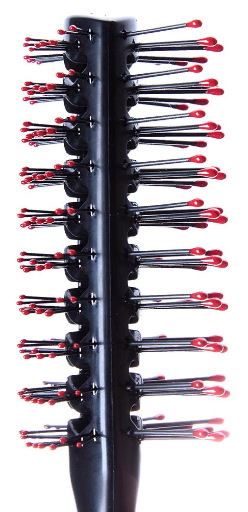 HAIRWAY Щетка Tunnel двухсторонняя, на пластиковой основе, нейлоновые штифты, 2х7 рядов, фото 2