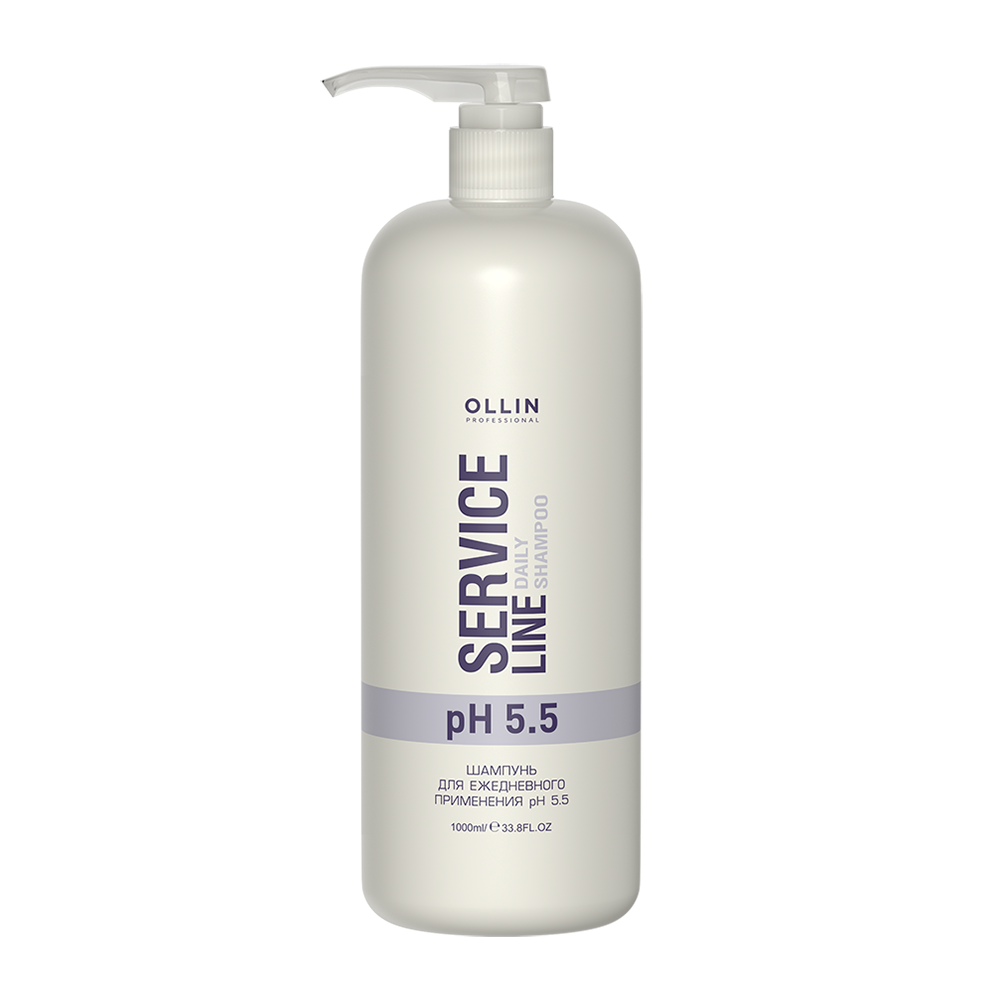 OLLIN PROFESSIONAL Шампунь для ежедневного применения / Daily shampoo pH 5.5 1000 мл ollin professional шампунь пилинг shampoo peeling ph 7 0 1000 мл