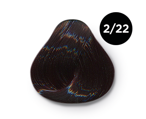 OLLIN PROFESSIONAL 2/22 краска для волос, черный фиолетовый / OLLIN COLOR 60 мл