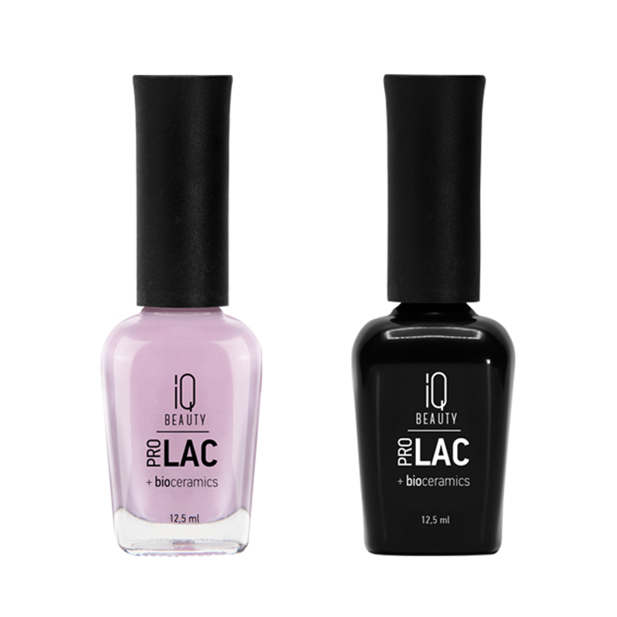 IQ BEAUTY 047 лак профессиональный укрепляющий для ногтей с биокерамикой / Nail polish PROLAC+bioceramics 12,5 мл, фото 2