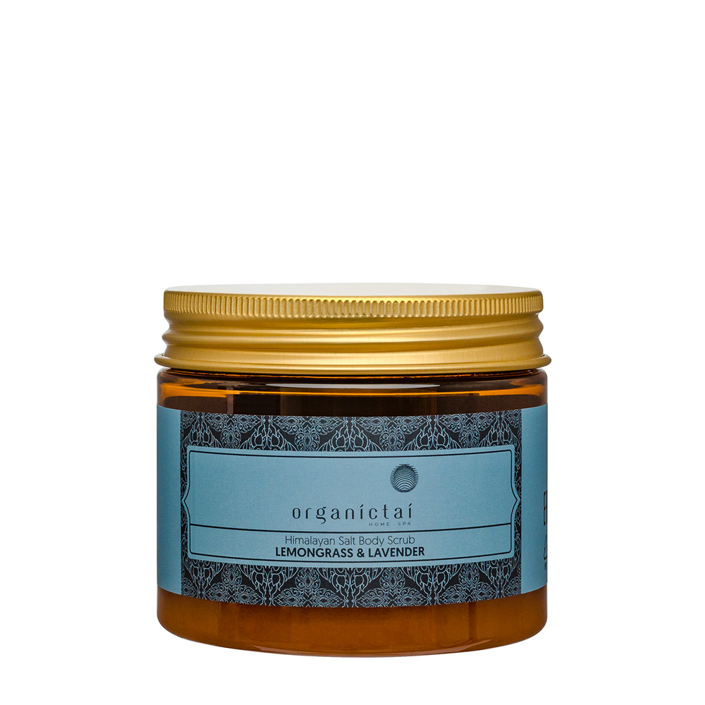 

ORGANIC TAI Скраб на основе гималайской соли для тела Лемонграсс и лаванда / HOME SPA 200 мл