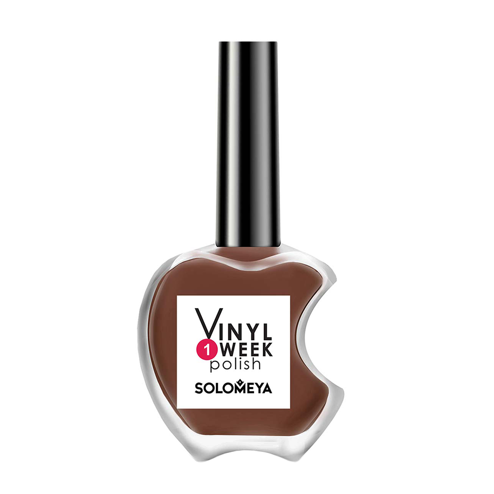 SOLOMEYA 25 лак недельный для ногтей / One Week Vinyl Polish Сappuccino 13 мл, фото 1