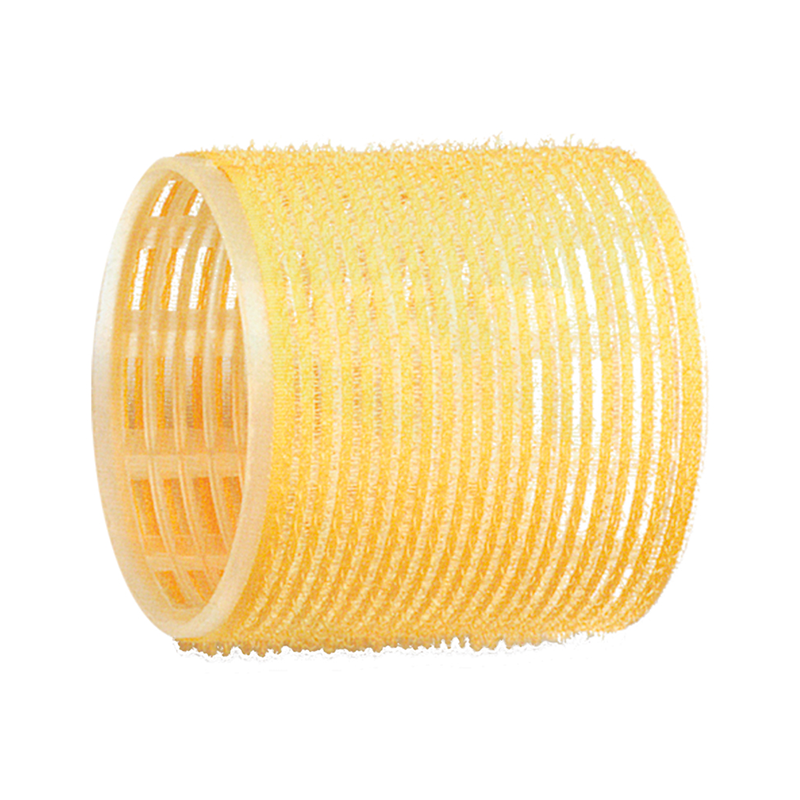 DEWAL PROFESSIONAL Бигуди-липучки желтые d 65 мм 6 шт/уп бигуди пластиковые желтые 31 мм