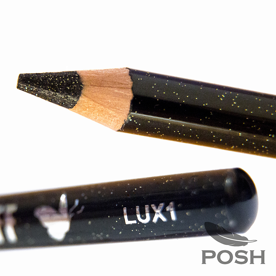 POSH Карандаш для век, LUXE 1 черный, мерцающий эффект / LIli Guaf 10 гр, фото 2