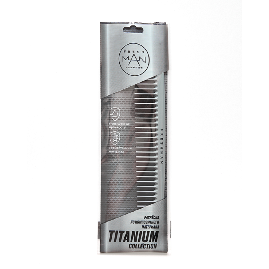 FRESHMAN Расческа, Т118 / Collection Titanium, фото 3