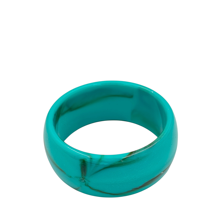 IWOU PROFESSIONAL Браслет-обод широкий пластиковый круглый тиффани, фото 3