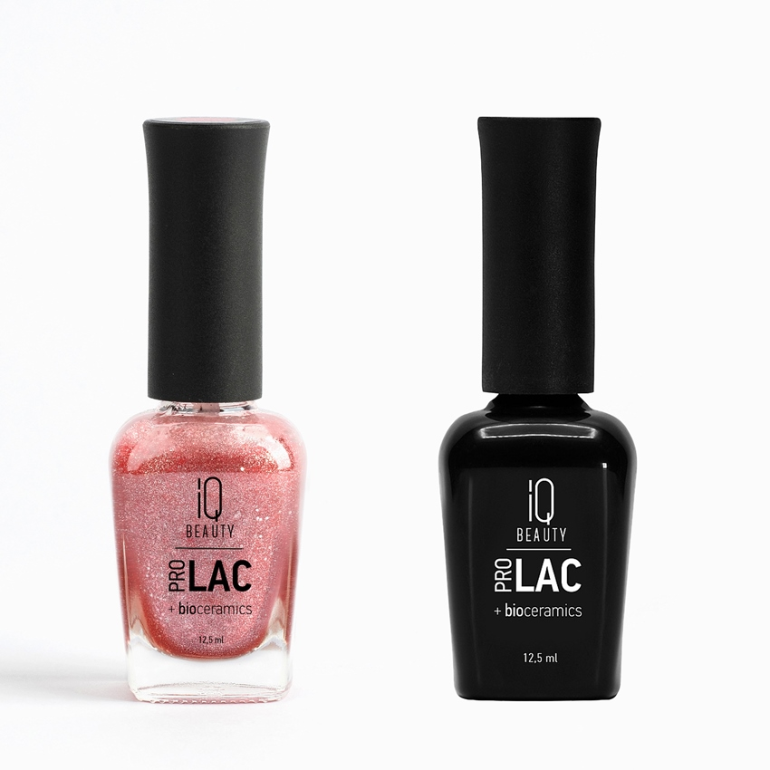 IQ BEAUTY 103 лак для ногтей укрепляющий с биокерамикой / Nail Polish PROLAC+bioceramics 12,5 мл, фото 6