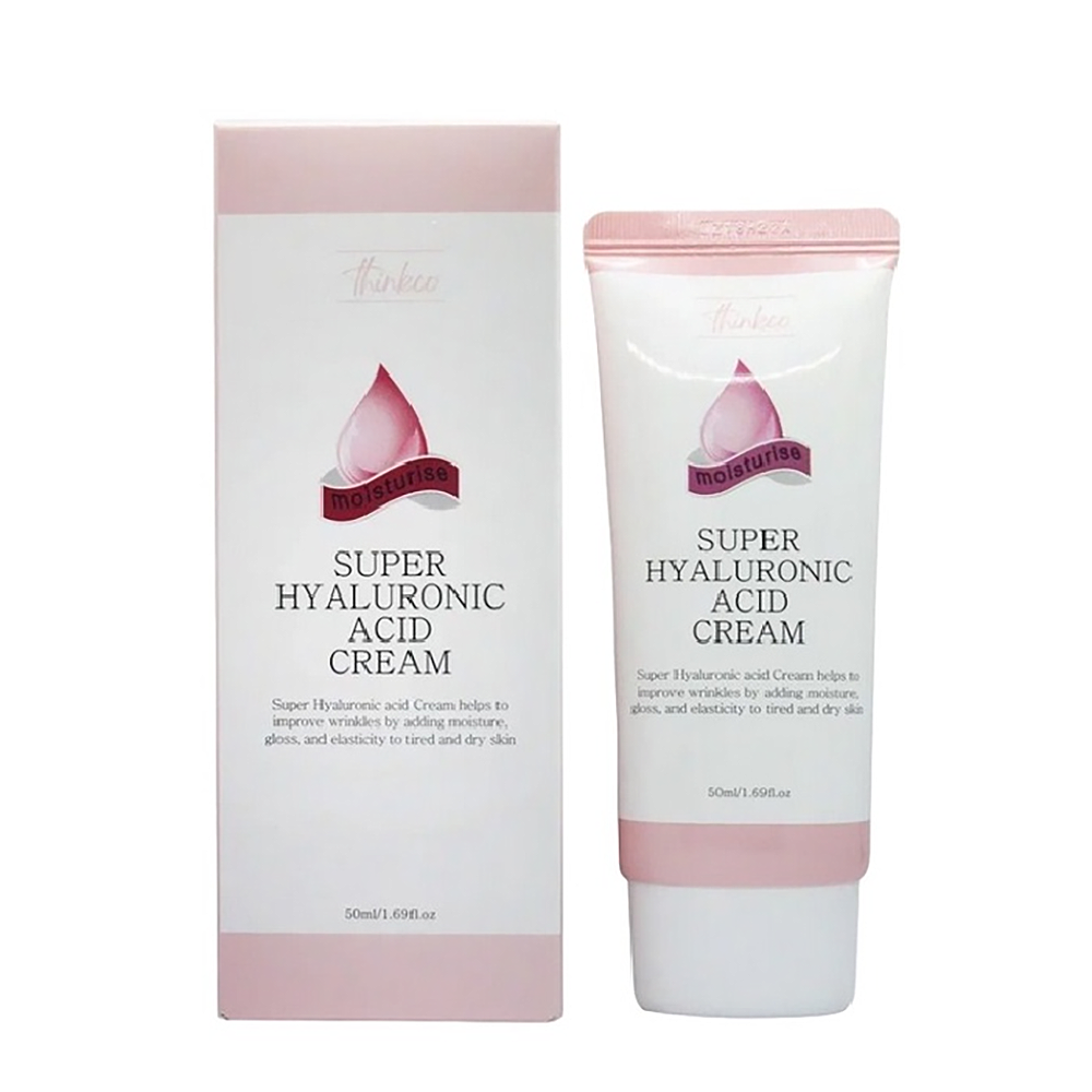 THINKCO Крем для лица с гиалуроновой кислотой / Thinkco Super Hyaluronic Cream 50 мл, фото 2