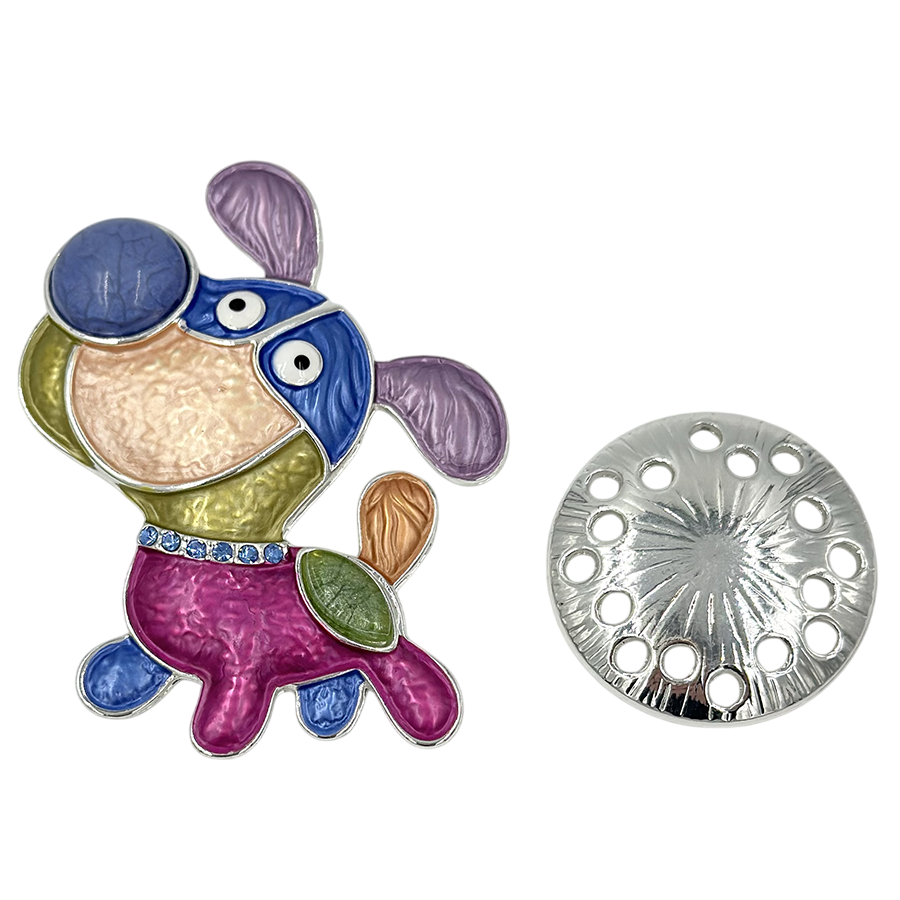 IWOU PROFESSIONAL Брошь-магнит Собачка Бобик, фото 2