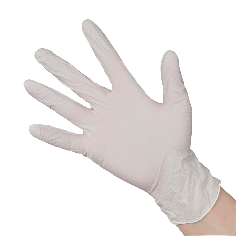 SAFE & CARE Перчатки нитрил белые L / Safe&Care LN 315 100 шт