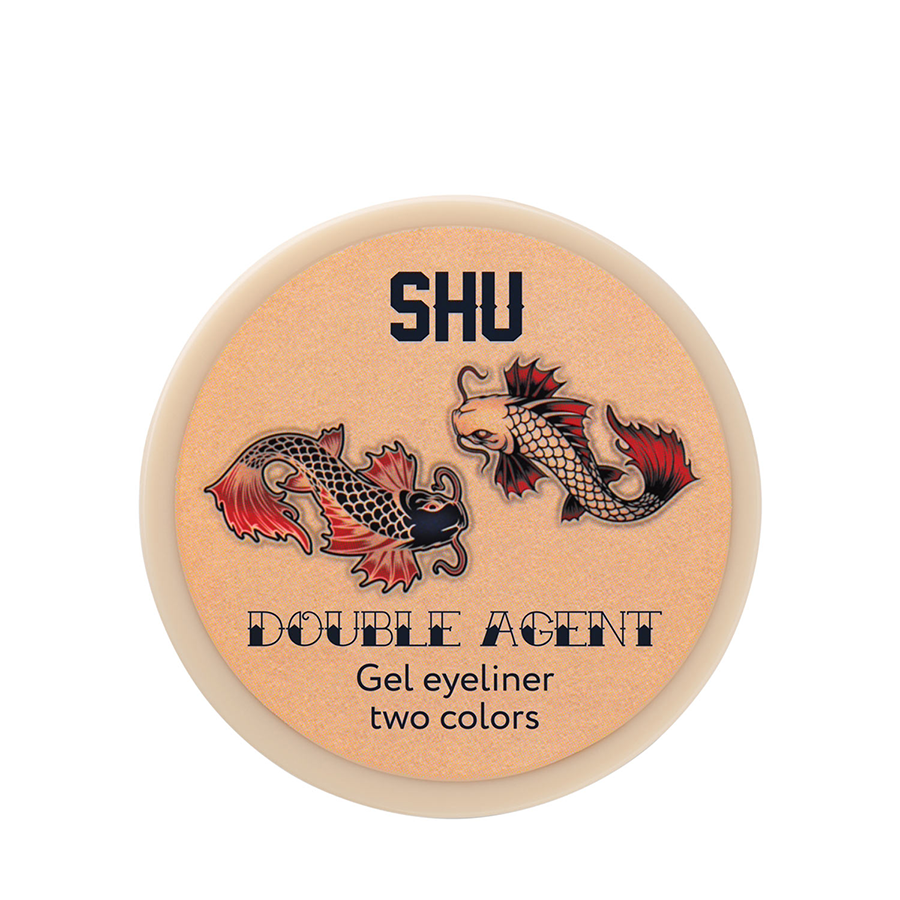 SHU Подводка гелевая двухцветная, №14 лаванда и серый / DOUBLE AGENT 5 мл, фото 2