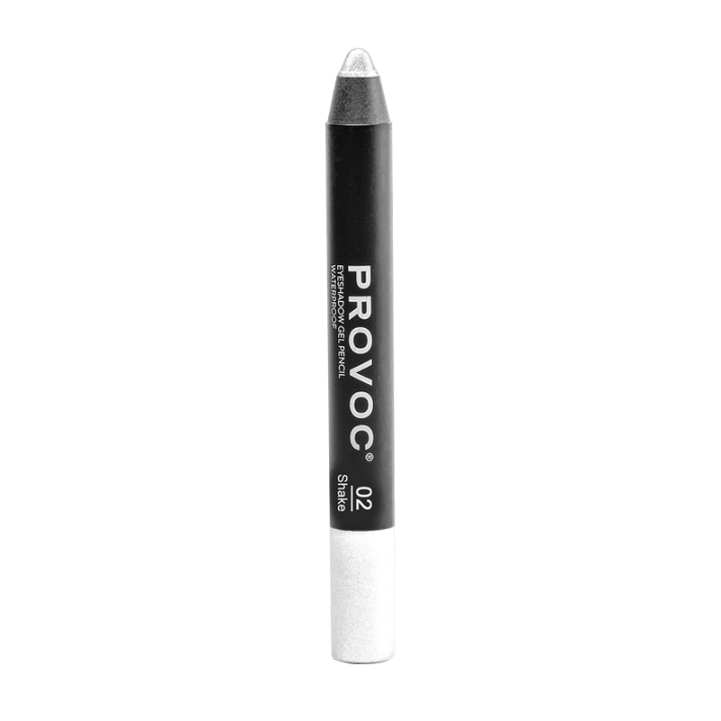 PROVOC Тени-карандаш водостойкие шиммер, 02 жемчужный / Eyeshadow Pencil 2,3 г