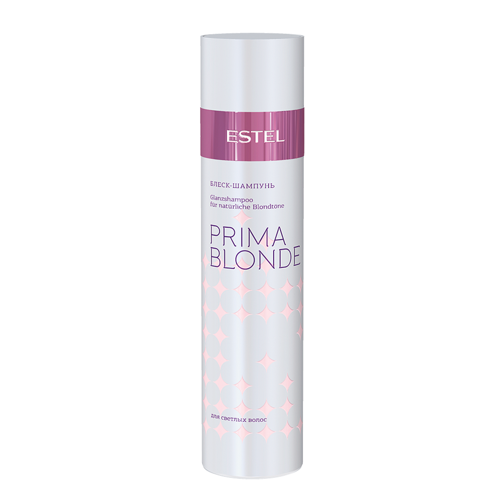 ESTEL PROFESSIONAL Блеск-шампунь для светлых волос / Prima Blonde 250 мл оттеночный бальзам уход для теплых светлых оттенков invigo blonde recharge