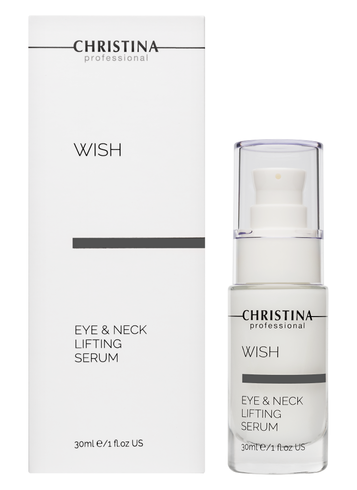 CHRISTINA Сыворотка омолаживающая для кожи век и шеи / Eyes & Neck Lifting Serum Wish 30 мл, фото 2