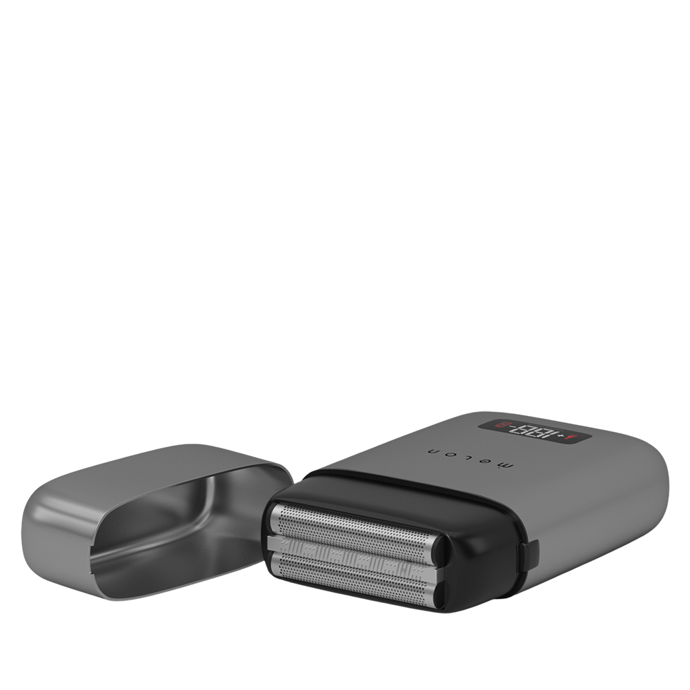 MELON PRO Шейвер HEX one, серебрянный, аккумулятор 1400 mAh, фото 4