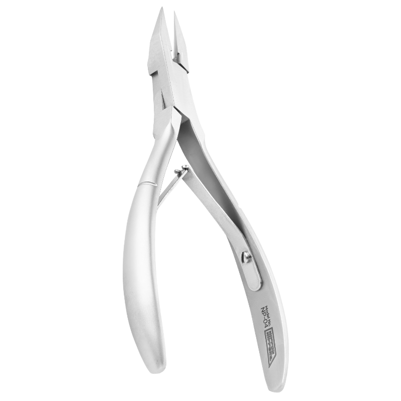 NIPPON NIPPERS Кусачки для педикюра, двойная пружина, матовые, лезвие 15 мм, фото 2