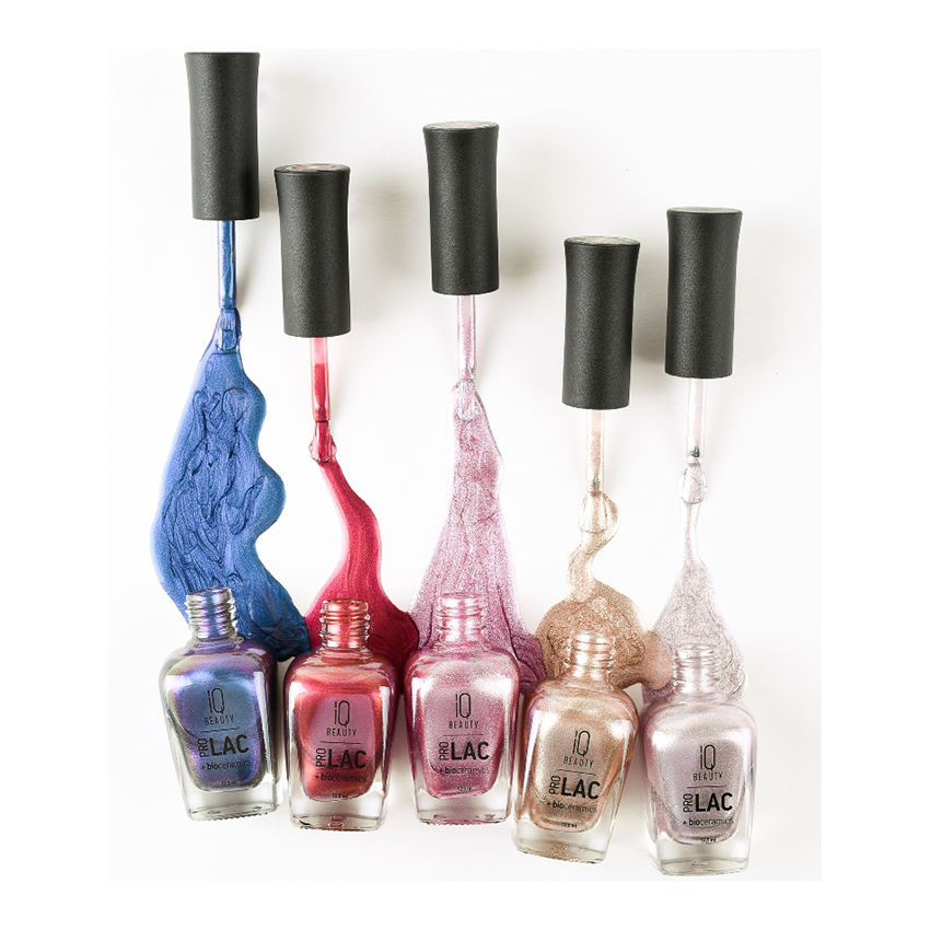 IQ BEAUTY 095 лак для ногтей укрепляющий с биокерамикой / Nail Polish PROLAC+bioceramics 12,5 мл, фото 7