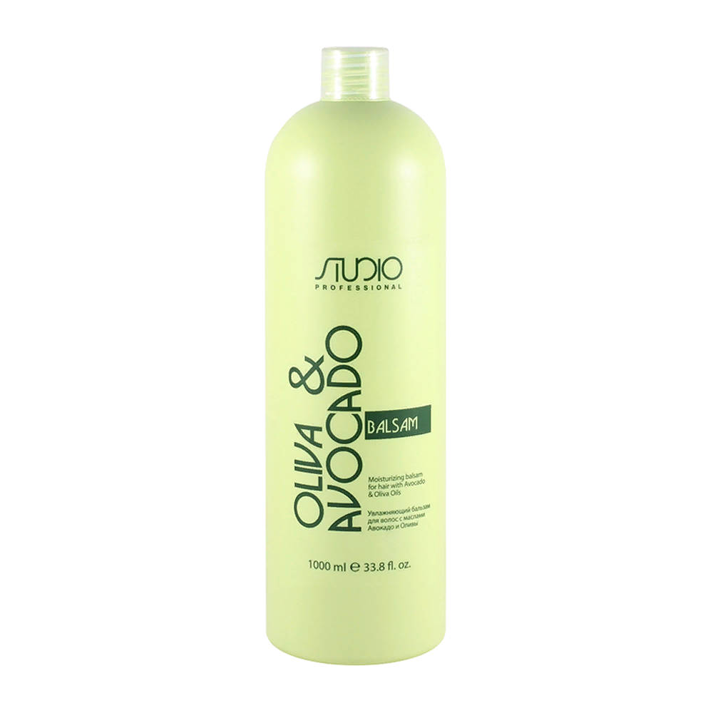 KAPOUS Бальзам увлажняющий для волос с маслами авокадо и оливы / Olive and Avocado 1000 мл