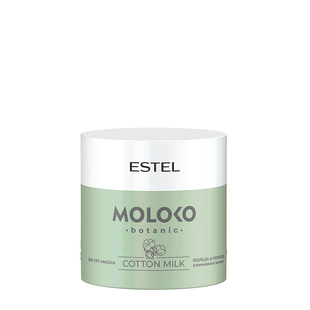 ESTEL PROFESSIONAL Маска-йогурт для волос / Moloko Botanic 300 мл estel подарочный набор полезное питание для волос крем шампунь 250 мл спрей 200 мл маска йогурт 300 мл