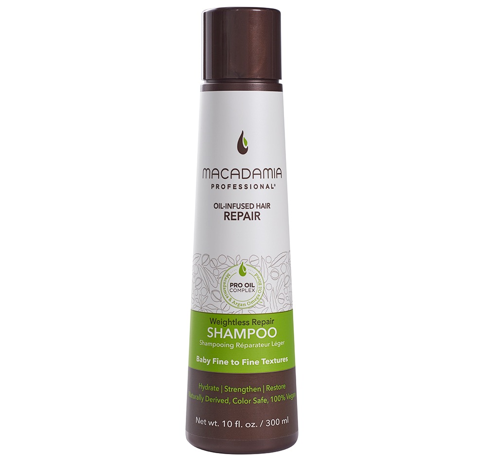MACADAMIA PROFESSIONAL Шампунь увлажняющий для тонких волос / Weightless Moisture shampoo 300 мл расческа macadamia