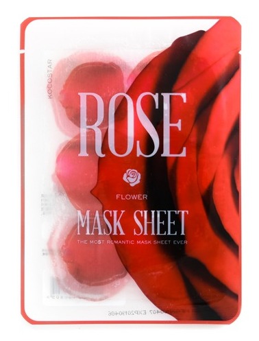 KOCOSTAR Маска-слайс роза для лица / ROSE FLOWE MASK SHEET 20 мл