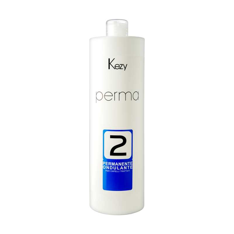 Средство для перманентной завивки химически обработанных волос / PERMA 2 1000 мл, KEZY