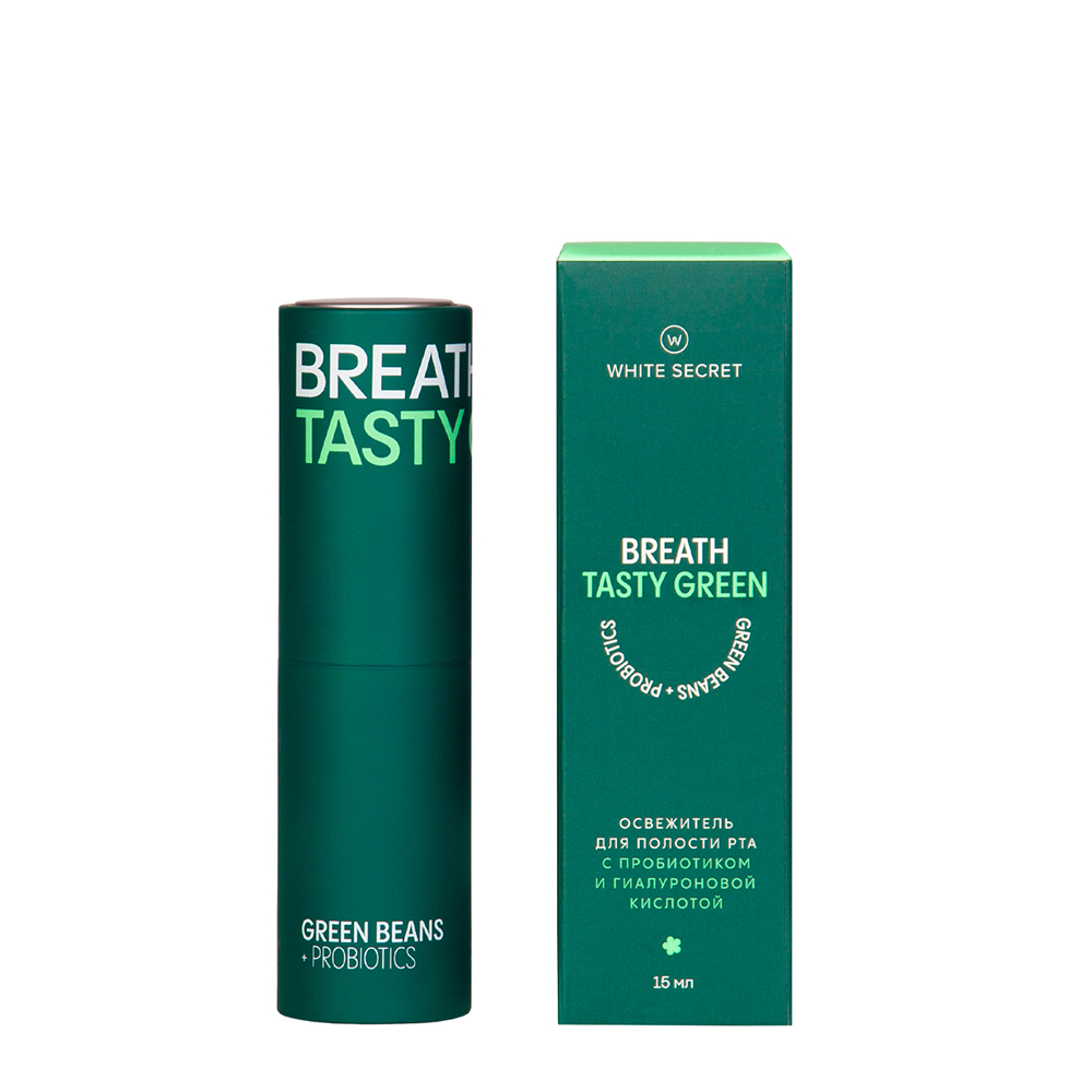 WHITE SECRET Парфюм дентальный с бактериостатическим действием / White Secret Breath tasty green 15 мл, фото 2