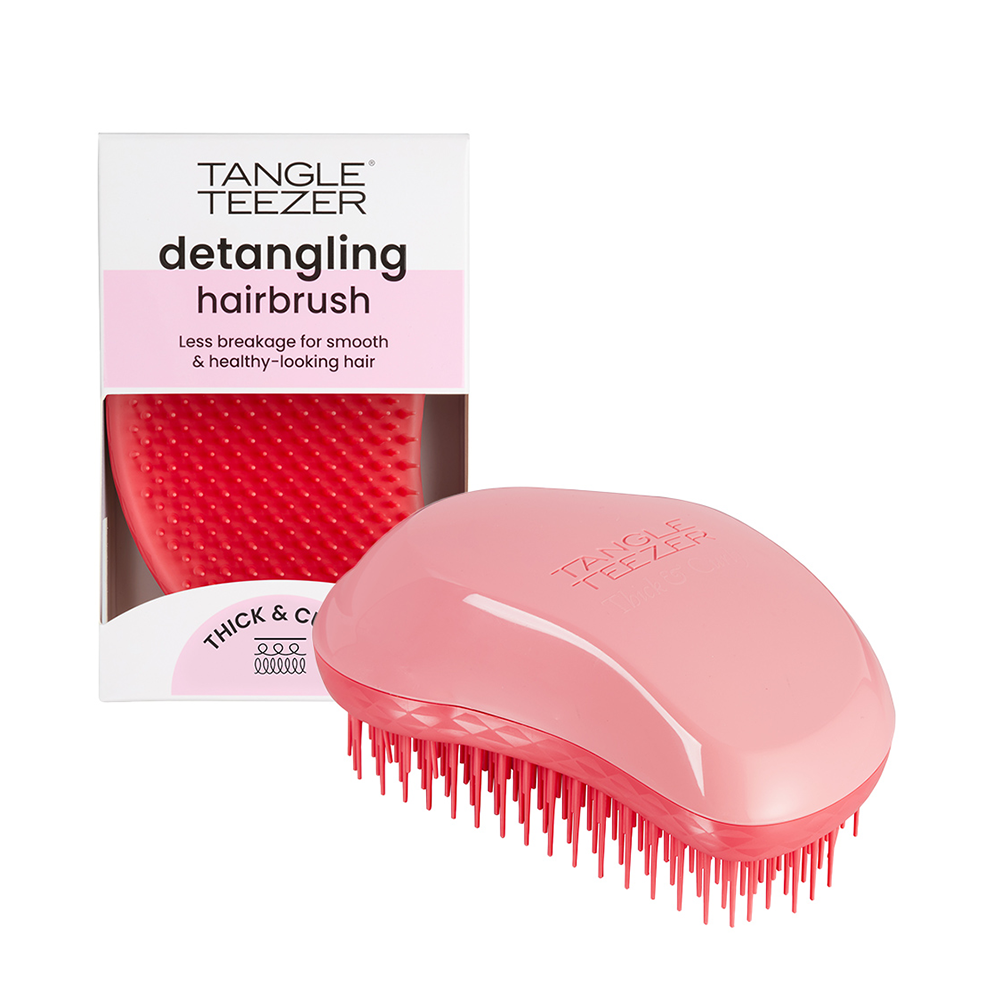 TANGLE TEEZER Расческа для волос / Thick & Curly Pink Punch, фото 4
