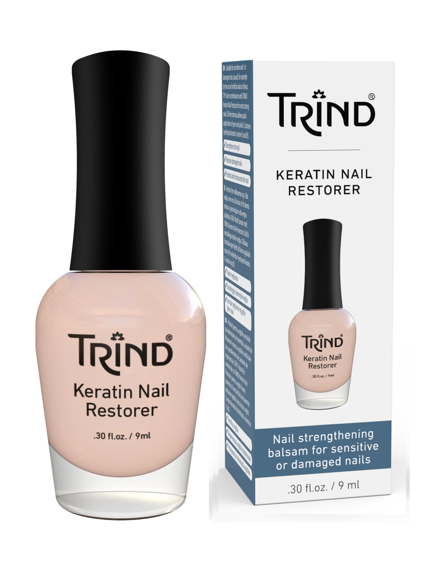 TRIND Восстановитель ногтей кератиновый / Keratin Nail Restorer 9 мл