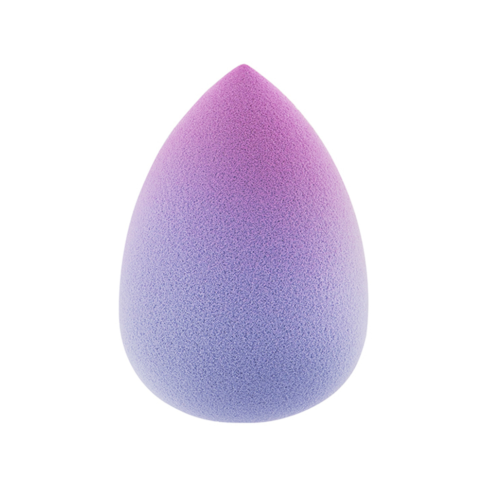 SOLOMEYA Спонж большой косметический двусторонний для макияжа капля, фиолетовый градиент/ Large Drop Double-ended blending sponge Purple Gradient 1 шт, фото 2