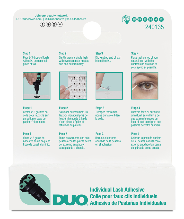 DUO Клей для пучков черный / Duo Individual Lash Adhesive Dark 7 г, фото 5