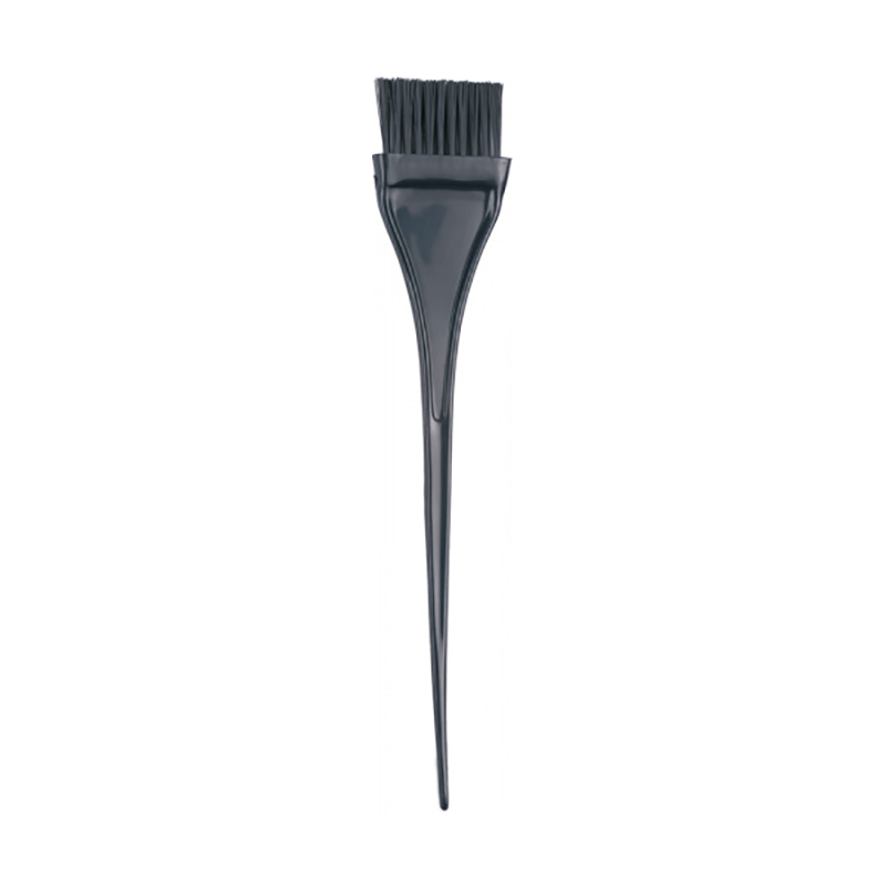 кисть для окрашивания волос узкая с тонкой щетиной DEWAL PROFESSIONAL Кисть для окрашивания узкая черная, с черной прямой щетиной 40 мм