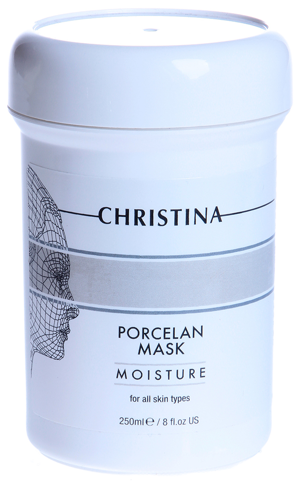 CHRISTINA Маска увлажняющая для всех типов кожи Порцелан / Moisture Porcelan Mask 250 мл