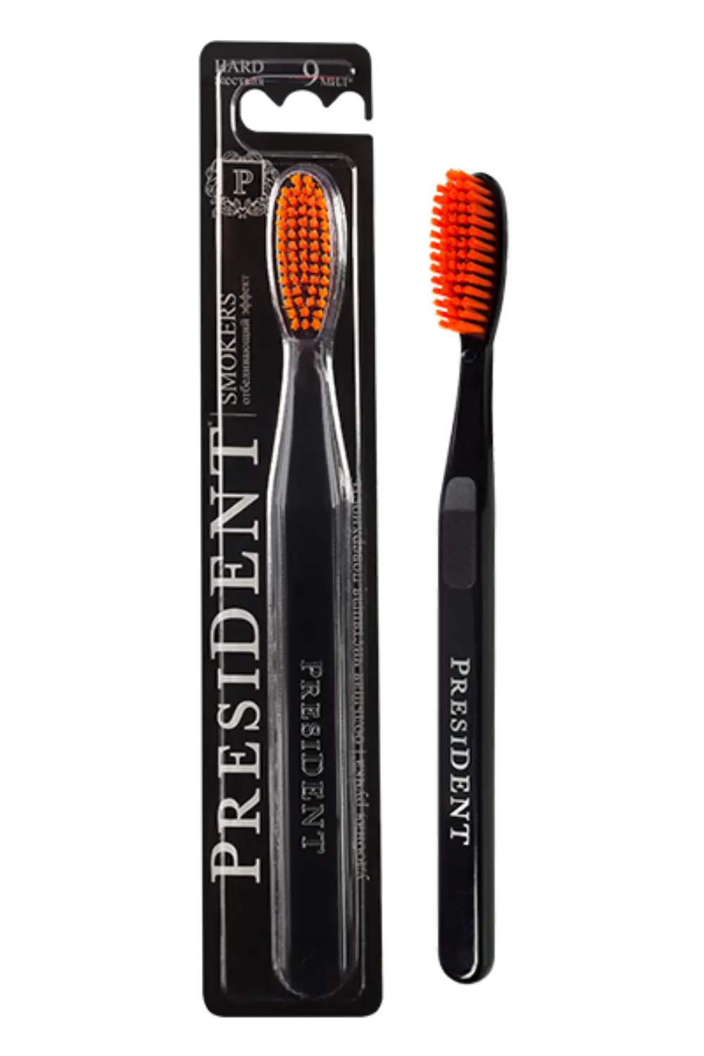 PRESIDENT Щётка зубная 9 мил / PRESIDENT Smokers, фото 2