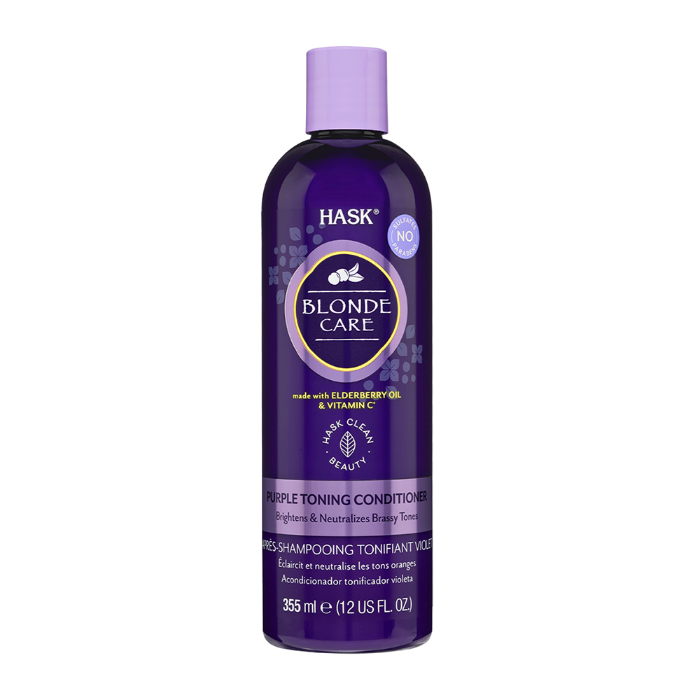 HASK Кондиционер оттеночный фиолетовый для светлых волос / Blonde Care Purple Conditioner 355 мл zooexpress турне m переноска для животных фиолетовая