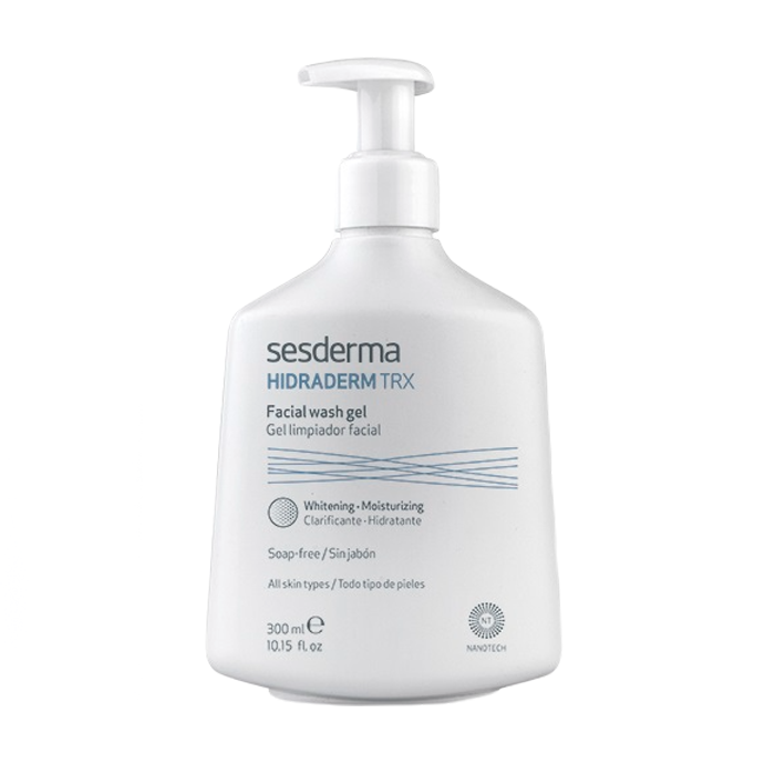 SESDERMA Гель очищающий увлажняющий для лица / HIDRADERM TRX Facial Wash Gel 300 мл derma e пенка для лица с салициловой кислотой acne deep pore cleansing wash