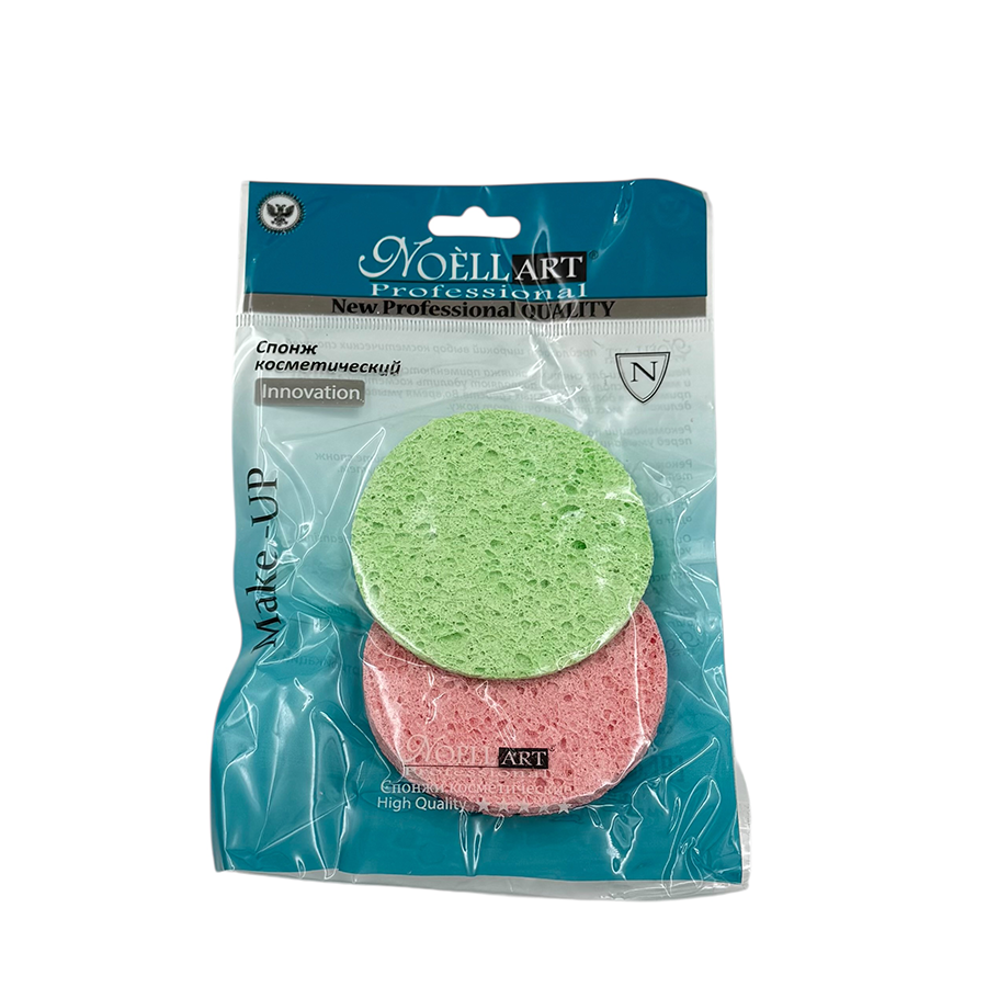 NOELL ART Professional Спонж для умывания целлюлозный 2шт/NoellART, фото 2