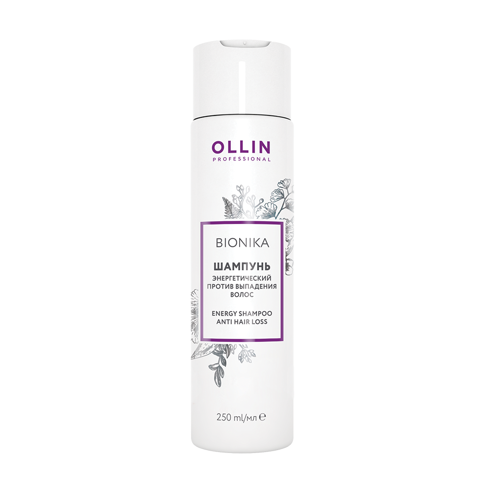 OLLIN PROFESSIONAL Шампунь энергетический против выпадения волос / BioNika Energy Shampoo Anti Hair Loss 250 мл