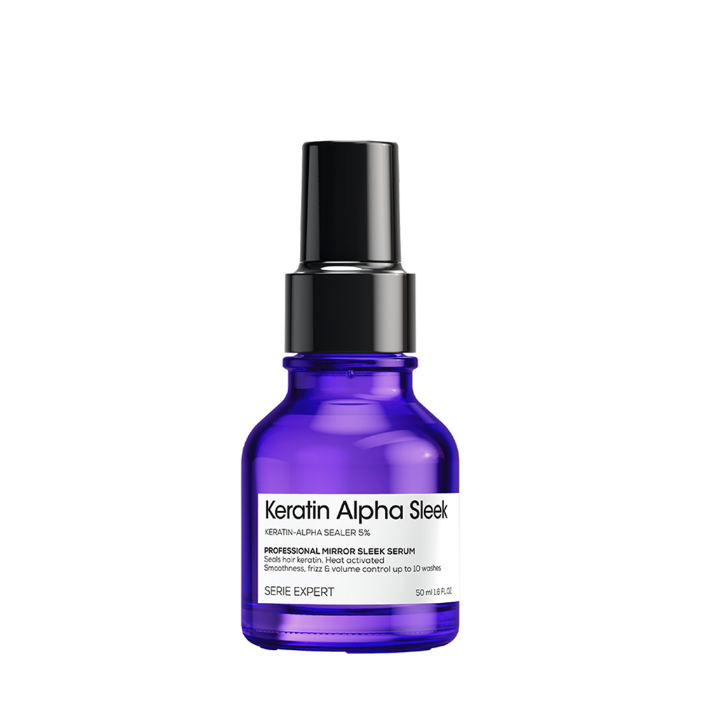 L'OREAL PROFESSIONNEL Сыворотка профессиональная для выпрямления волос / Keratin Alpha Sleek 50 мл, фото 1