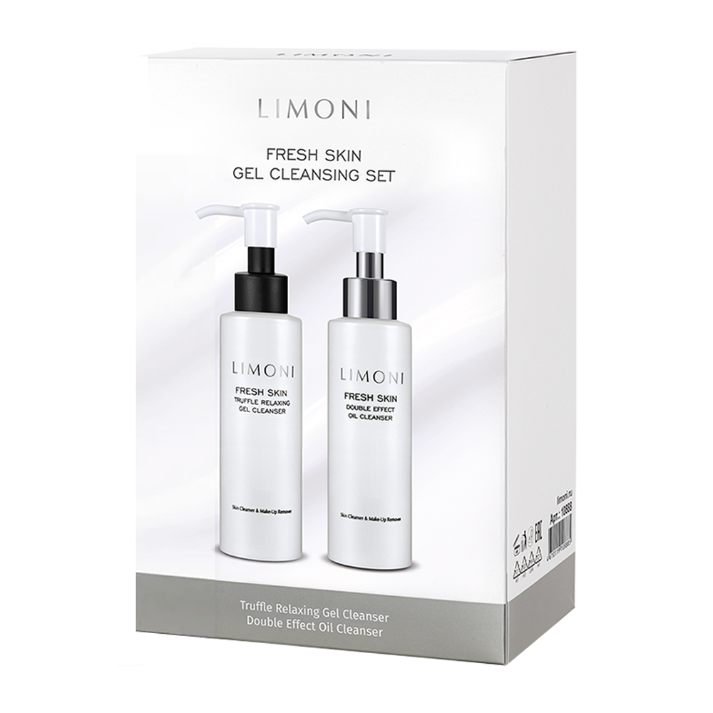 LIMONI Набор для очищения кожи (гель 120 мл, масло 120 мл) Fresh Skin Gel Cleansing Set, фото 1
