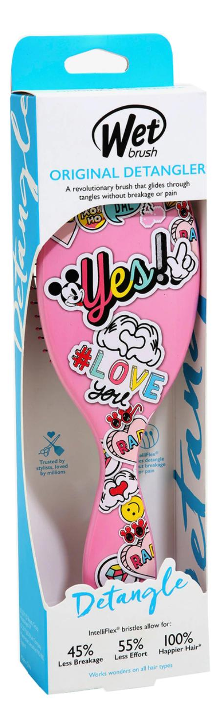 WET BRUSH Расческа для спутанных волос Мир Любовь Мики Маус / DISNEY CLASSICS-PEACE LOVE MICKEY, фото 3