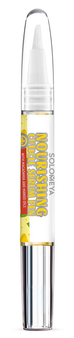 SOLOMEYA Сыворотка питательная с маслом макадамии и манго для кутикулы, в карандаше / Nourishing cuticle serum pen with Macadamia and Mango Oils 2 мл, фото 2