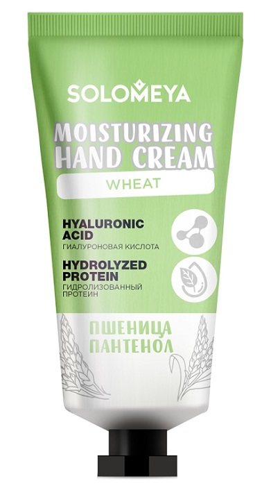SOLOMEYA Крем увлажняющий для рук с протеинами пшеницы / Intensive Moisturizing Hand Cream with wheat proteins 50 мл, фото 1