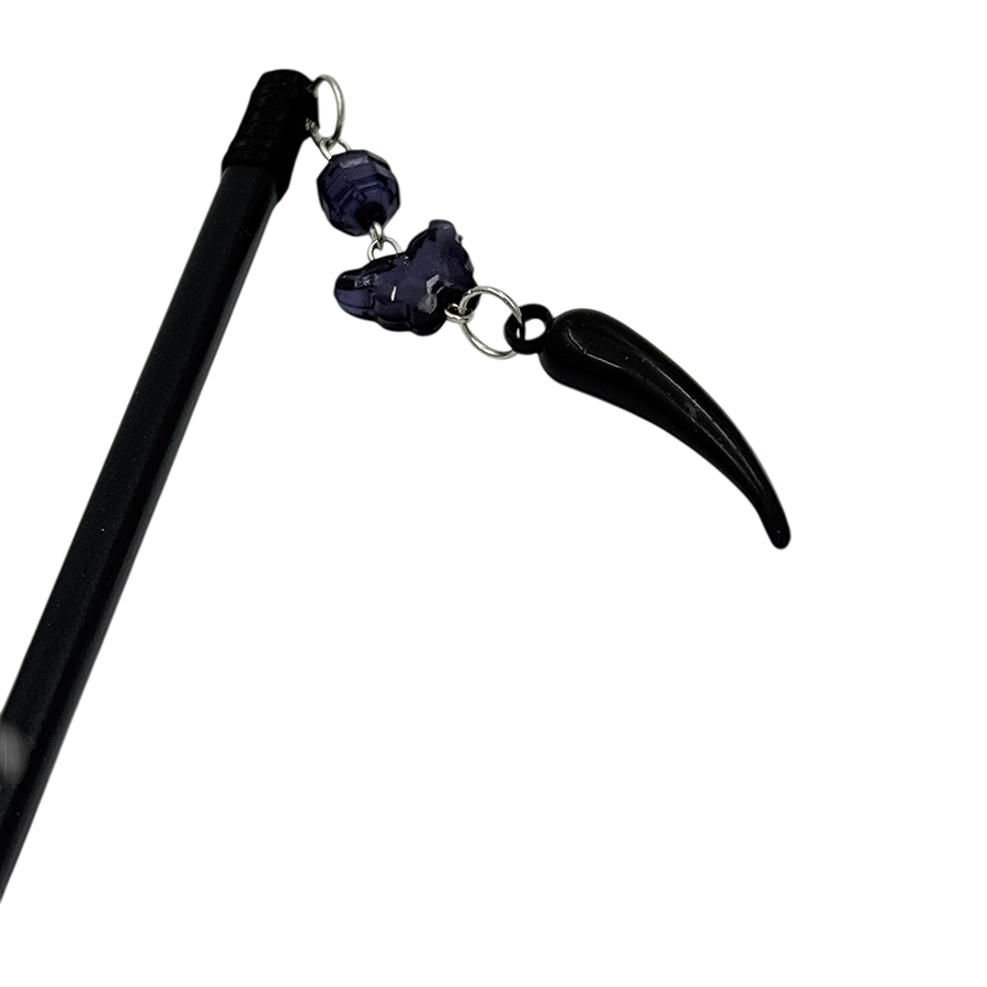 IWOU PROFESSIONAL Шпильки деревянные для волос черные 2шт, фото 2