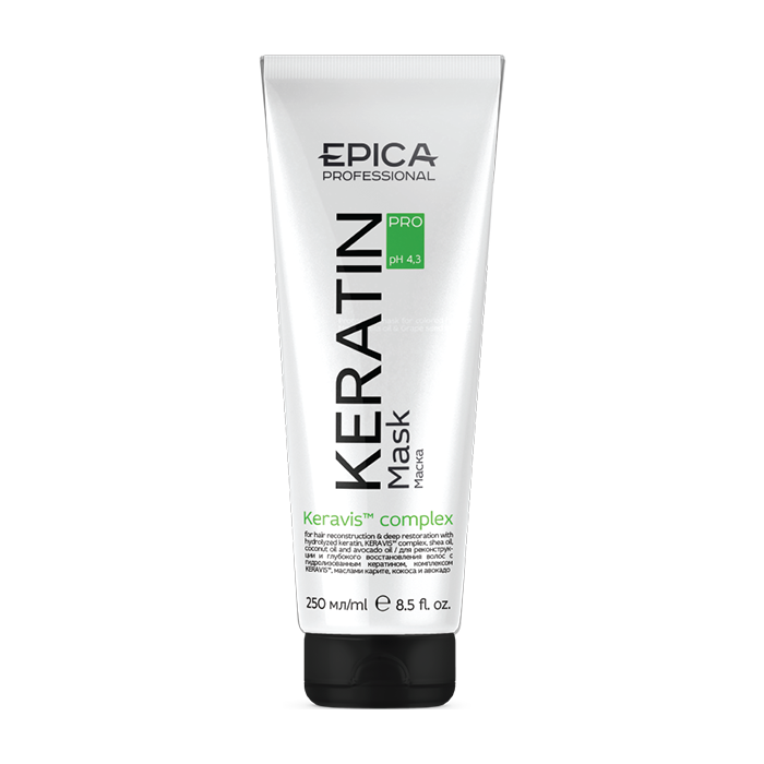 EPICA PROFESSIONAL Маска для реконструкции и глубокого восстановления волос / Keratin Pro 250 мл