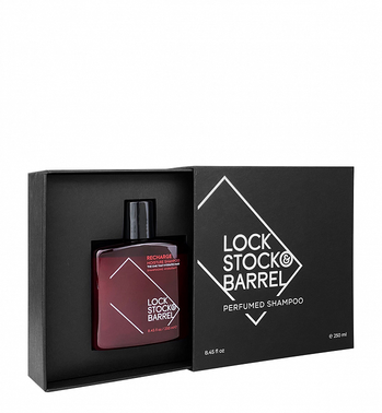 LOCK STOCK BARREL Шампунь для жестких волос и бороды парфюмированный в подарочной упаковке / LS&B Recharge 250 мл, фото 5