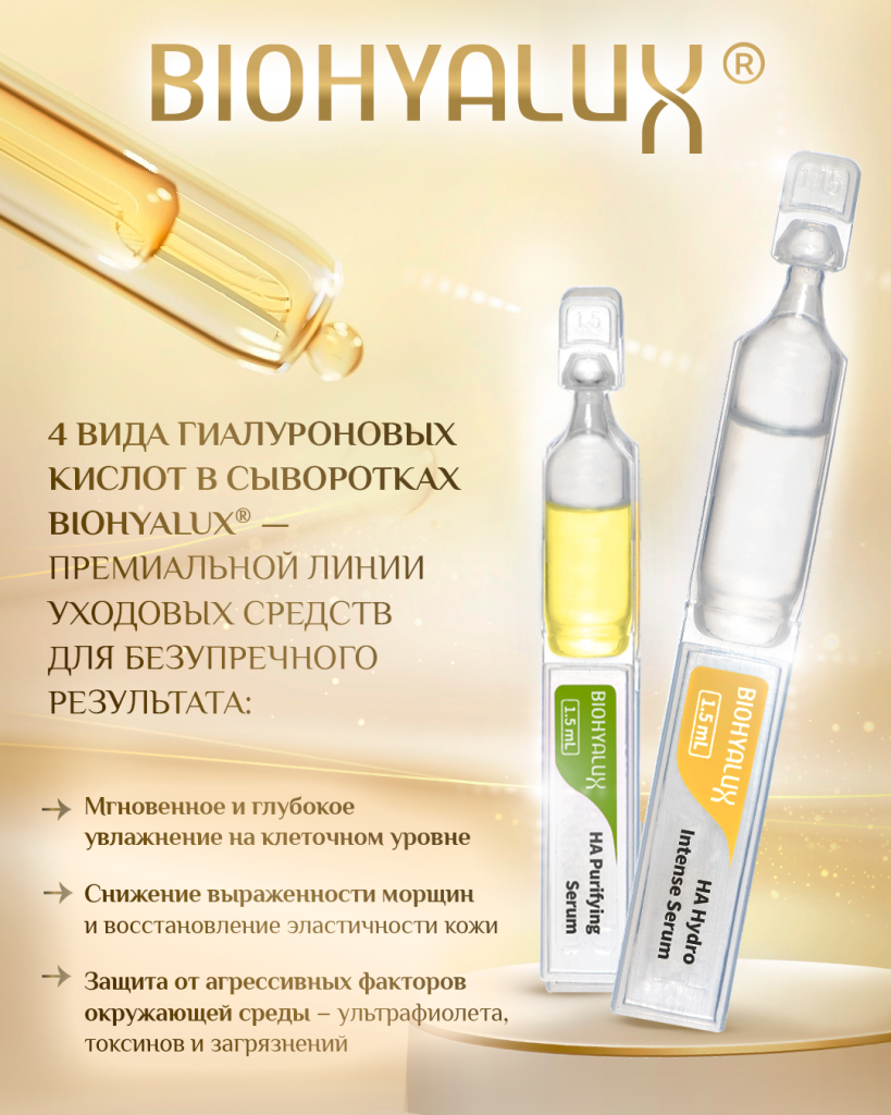 Ампульные сыворотки BIOHYALUX